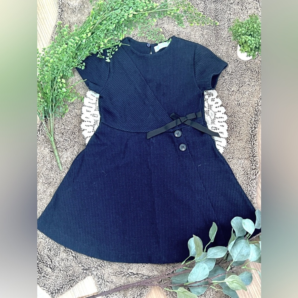 Zara (Kids) Size 6 Navy Blue Dress